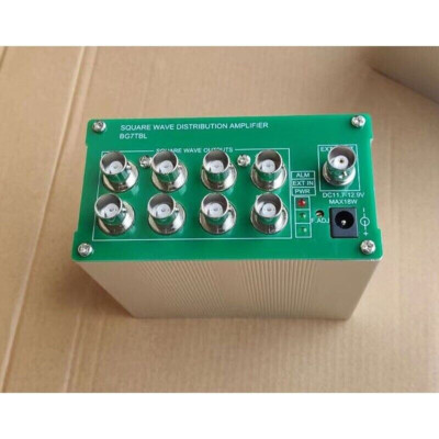BNC Port 0-5Vpp Frequency Divider Square Wave Distributor Amplifier 8Channel Out