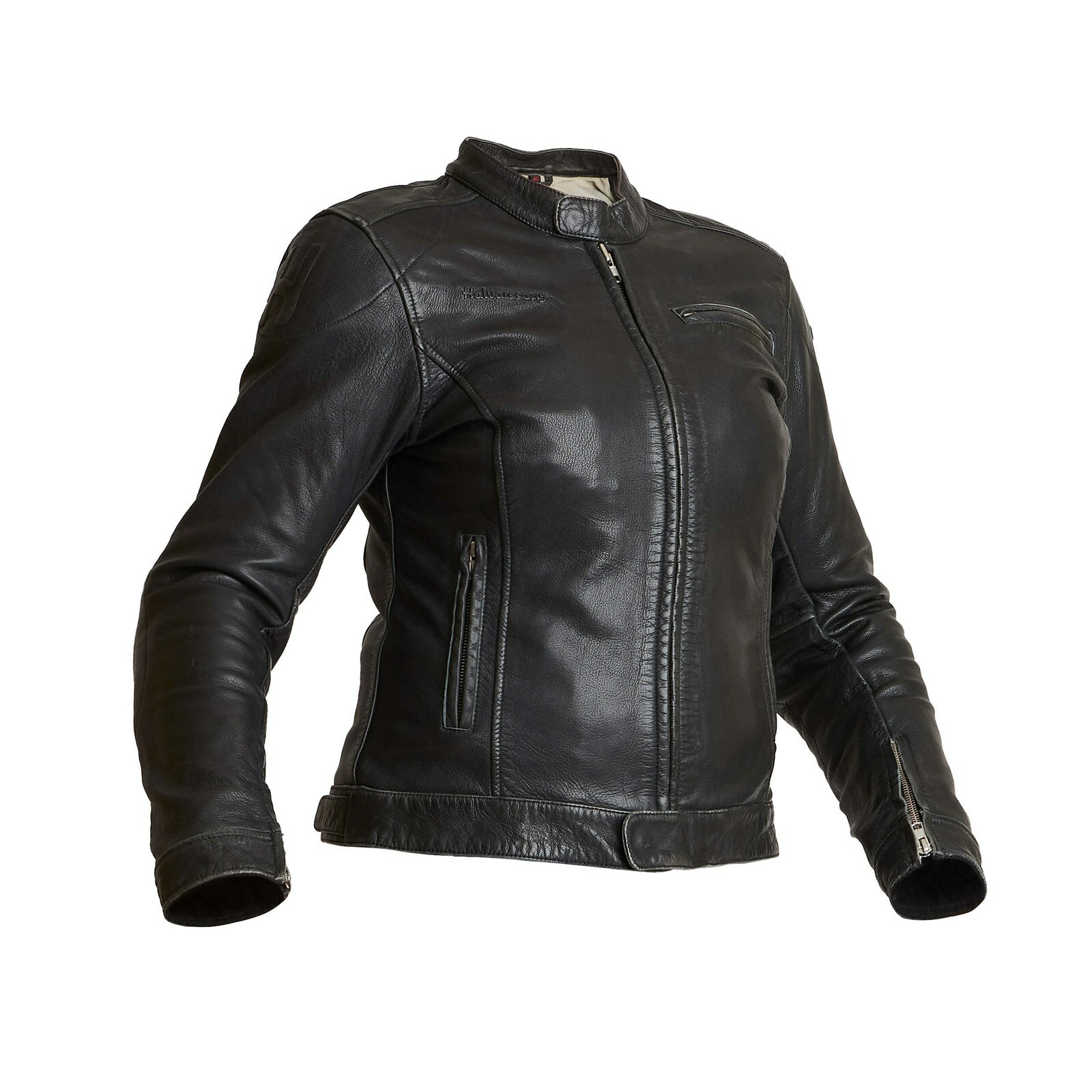 Halvarssons Orsa Lady Leder Motorradjacke Gr. 40 - Schwarz