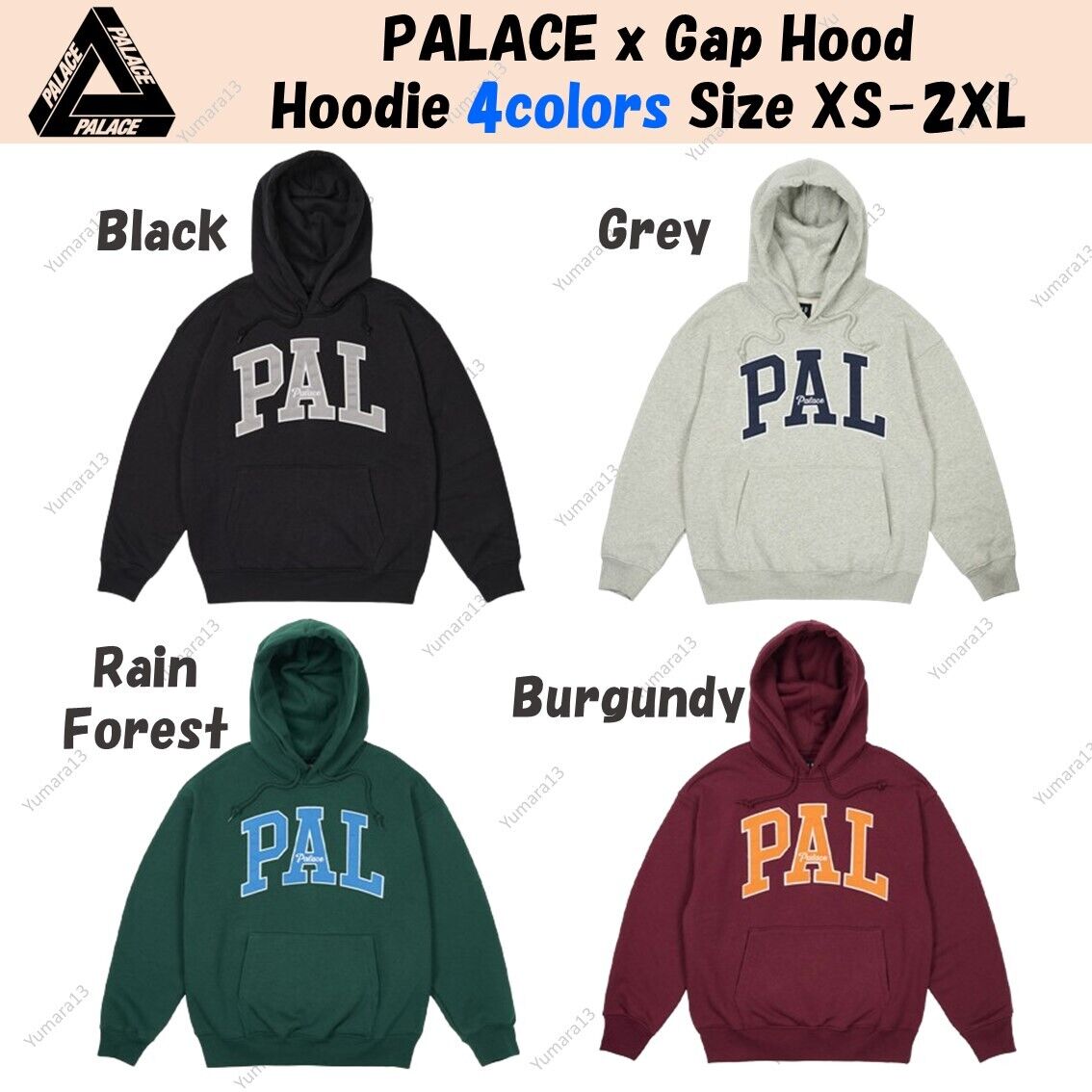 サイズはXLですPALACE x Gap Hood \