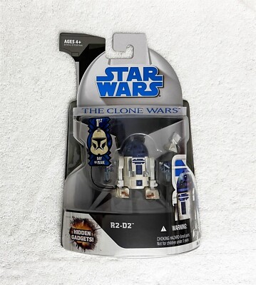 STAR WARS THE CLONE WARS R2-D2 HIDDEN GADGETS FIGURE 1ST DAY OF
