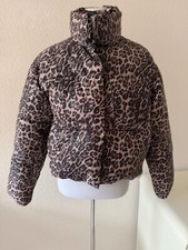 Yowablo Herren Mantel Mit Leopardenprint - Wintermode Mit Kunstpelz Kragen