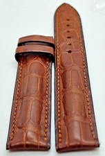 Originales Chopard Armband 17/16 L.11,3x7,5 Sp.5,2-2mm Krokodil Handgenäht