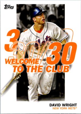 2023 Topps #WC-5 David Wright Welcome to the Club