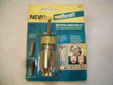 Wolfcraft Depth Driver 2, 7 Depth Settings, 3 Bits, Professional Quality, NIB