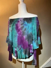 Vintage Y2K Va Va Voom by Joy Han off shoulder top size S