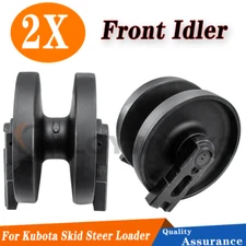 2 Pieces Front Idler For Kubota Skid Steer Loader SVL75 SVL90 SVL97 SVL95-2S