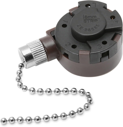Ceiling Fan Switch Zing Ear ZE-268S5, 4 Speed 5 Wire Switch Ceiling Fan Light Re - Picture 8 of 12
