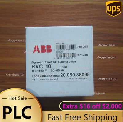 1PCS New ABB RVC-10 RVC10-1/5A Power Factor Controller In Box Free Ship *BA