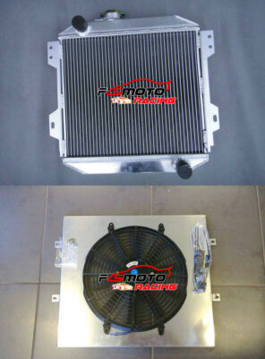 For Ford Capri MK1 MK2 MK3 Kent 1.3L 1.6L/2.0L Essex/Escort Radiator+Shroud+Fan