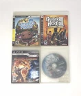 PS3 Lot Little Big Planet Guitar Hero Mortal Kombat Black Ops Tested & Working
