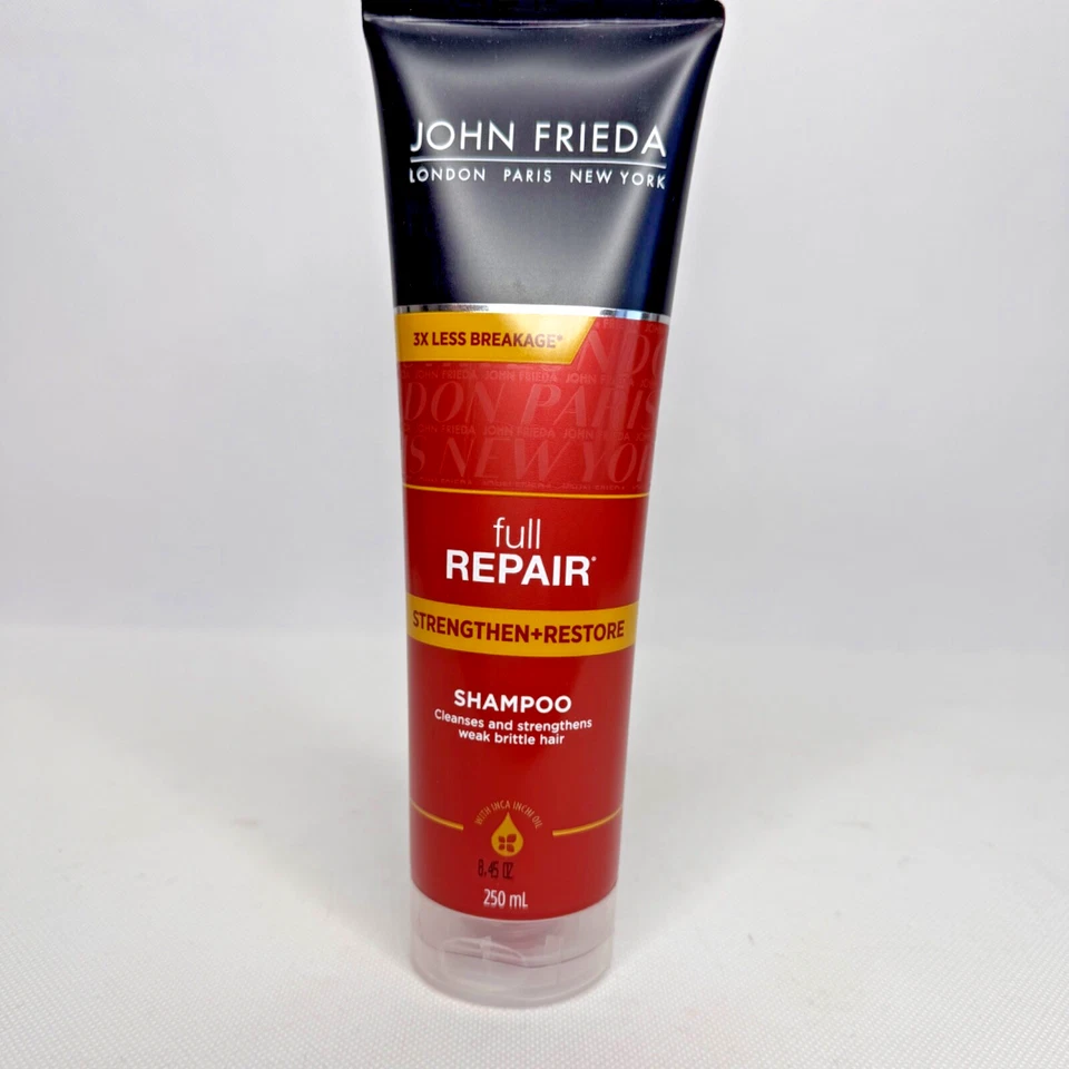 JOHN FRIEDA REPARACIÓN COMPLETA NUEVO Champú y Acondicionador 250 ml 8,45 oz cada uno Descontinuar Foto 2 de 4