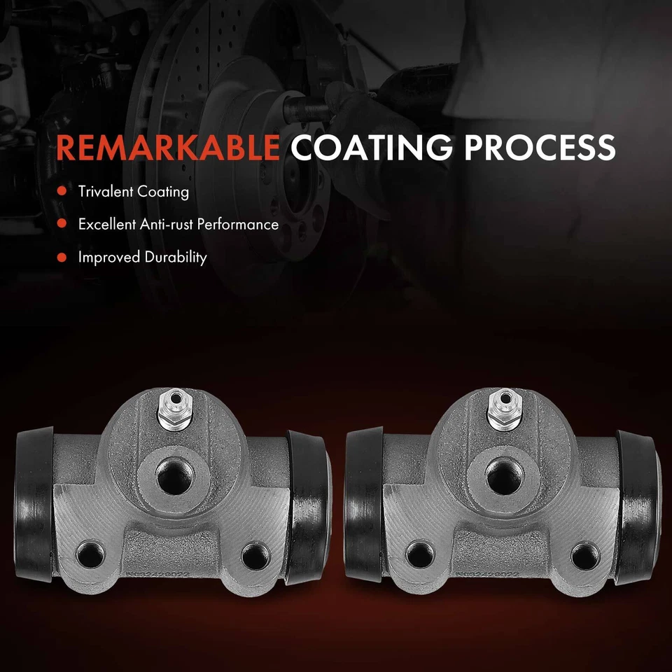 Cilindro de rueda de freno de tambor trasero derecho y derecho 2 piezas para camioneta Dodge B-1 B-2 C-1 camioneta C-3 Foto 3 de 4