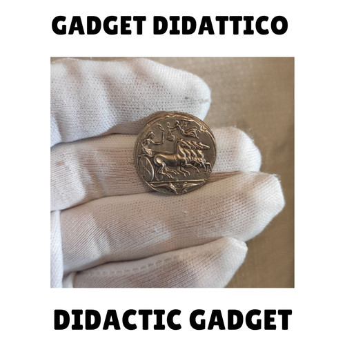 Syracuse Tetradramma Arethusa between dolphins left square right Nike above and dolphins