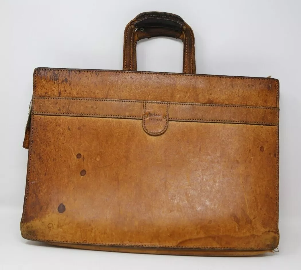 hartmann leather briefcase