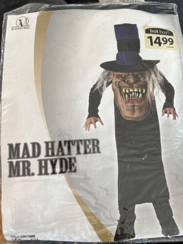 Mad Hatter Me.Hyde Halloween Costume Child Size M-New - Afbeelding 1 van 2