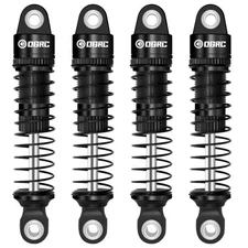 OGRC 52mm Shocks Absorber Oil Threaded Damper Aluminum Front & Rear Shocks fo...