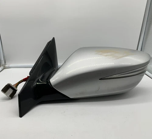 2012-2013 Hyundai Azera Driver Side View Power Door Mirror Silver OEM B04B23026