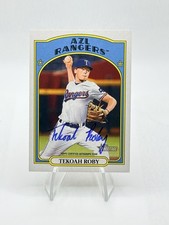 2021 Topps Heritage Minor League Tekoah Roby #ROA-TR Real One Autographs Auto