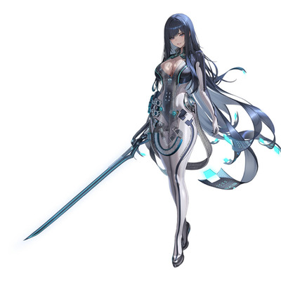 Stellar Blade Acrylic Stand 6'' Raven Nikke Keyhole Dress Guest Character