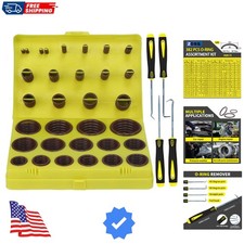 382 PCS SAE FKM Viton O Ring Assortment Kit 30 Sizes Fluorocarbon Oring for A...