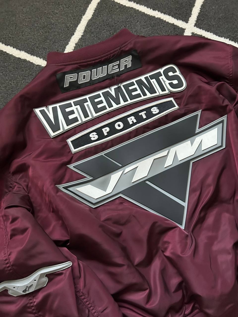 Vetements Racing Moto Bomber Jacket image 4
