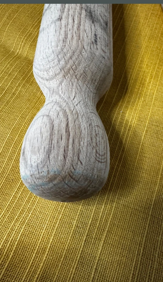 Juego de 2 Rodillos de Madera 17” Largo x 5” Alrededor | Madera Maciza Estilo Francés Hornear Foto 2 de 3