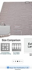 Extra Large 80x80inch Outdoor Picnic Blanket, XL Foldable Waterproof Sand Bea...