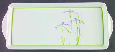 Corning Corelle Shadow Iris  Melamine Rectangular Handled Tray 6523769