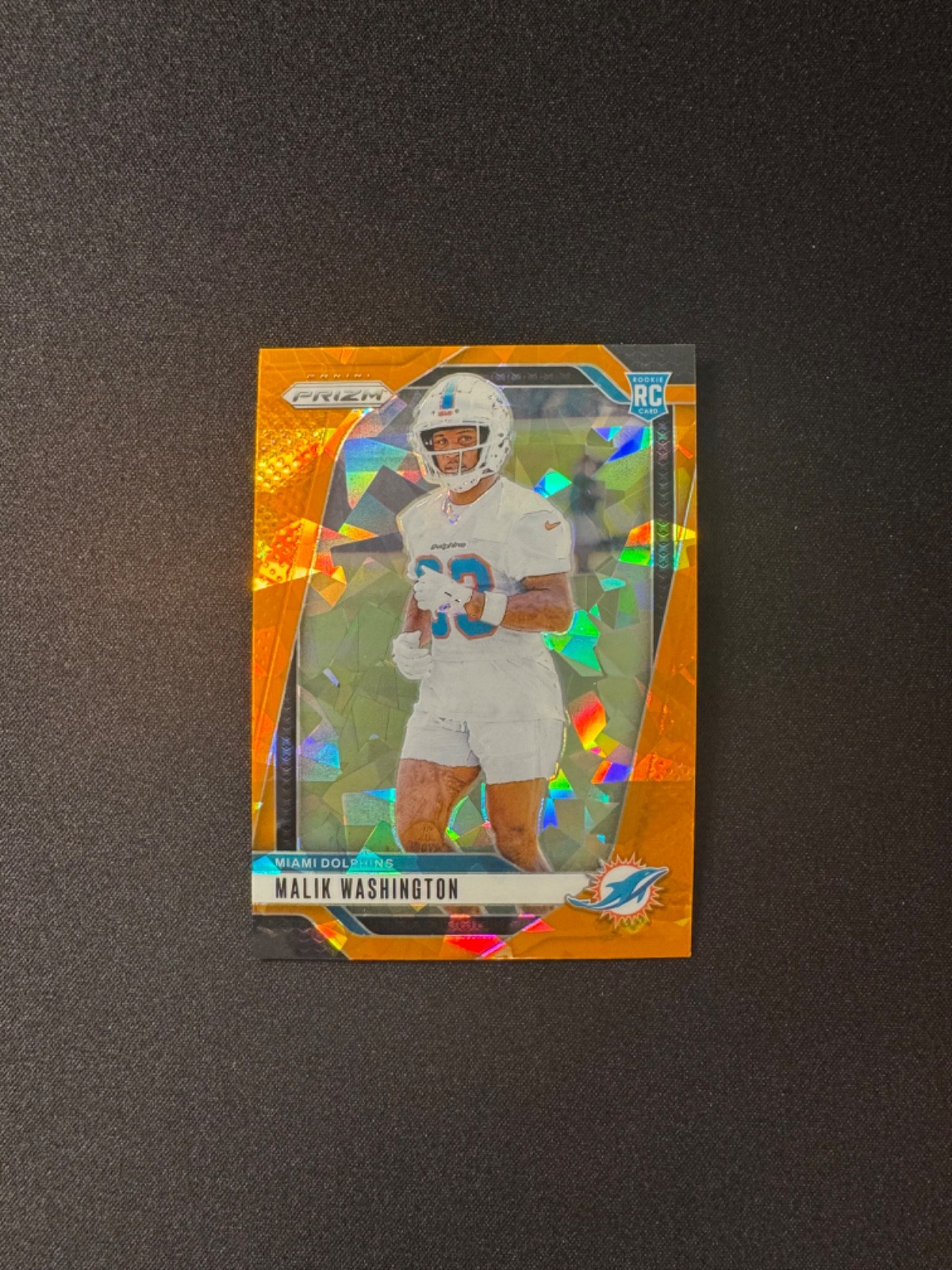 2024 Panini Prizm - Rookies Malik Washington #371 Orange Ice Prizm (RC)