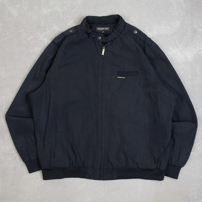 Members Only Vintage Utility Bomberjacke XX-Large Herren 90er blau Workwear