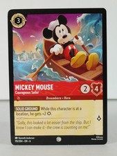 Mickey Mouse - Courageous Sailor - Azurite Sea - LORCANA - #115 - Singles