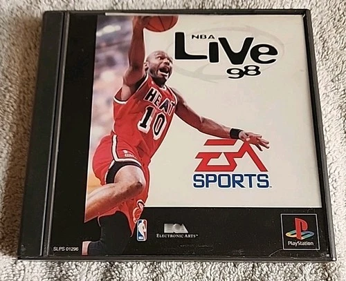 NBA LIVE 98 Basketball PS1 PlayStation Japan Import W/ Spine And Sports Card