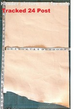 4mm - 4.5mm Thick Veg Tan Natural Craft Leather Large Offcuts - Cut Panels