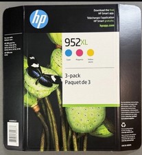 Genuine HP 952 XL 3PK Color Ink Cartridges High Yield N9K30BN Sealed