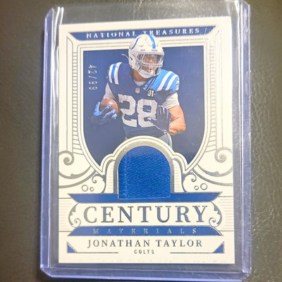 Panini National Treasures Century Materials Jonathan Taylor /99 #CM-JTR