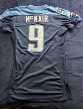 1999 Puma NFL Team Issued Jersey Tennessee Titans Steve McNair Signed Autograph