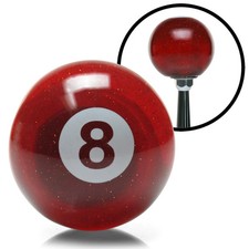 8 Ball Metal Flake Shift Knob W 38-16 Insert Shifter Auto Manual Custom Hotrod