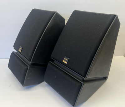 Vintage Polk Audio Monitor Series 2 M3 Bookshelf Speakers Black
