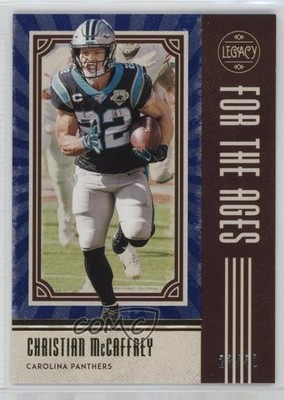 2020 Panini Legacy For the Ages Blue 23/50 Christian McCaffrey #FTA-CM 9o3