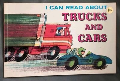 Vintage 1973 Book I Can Read About Trucks And Cars Norman Olson