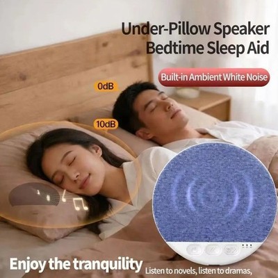 Under Pillow Speaker For Sleeping Bone Conduction Speaker With White Noise Timer