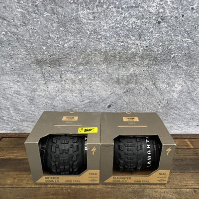 Specialized Butcher Slaughter Tires 650B Grid Trail 2.8 2.6 Tubeless Mixed Pair