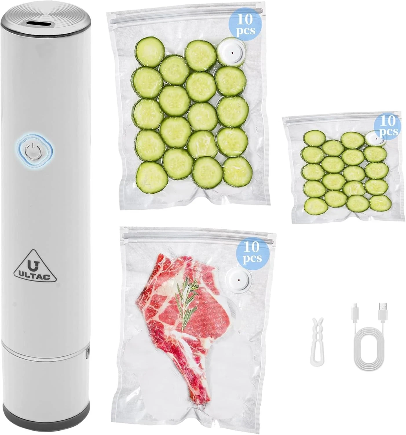Vacuum Sealer,Food Saver Vacuum Sealer Machine,Compact Handheld Vacuum Sealers