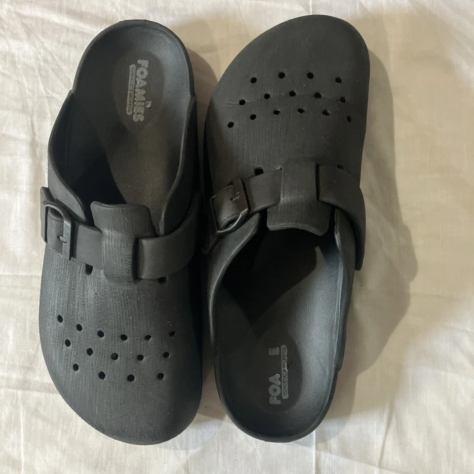 Comfortable Black Slipper Shoes For Women Plastic Material US 13 Eur 47 Nice. - Image 2 of 4