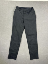 Uniqlo Pants Women's Small Gray Herringbone Smart Ankle Trousers Sz 7
