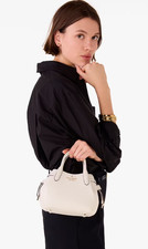 NWB Kate Spade Dumpling Parchment White Leather Mini Satchel KI859 Gift Bag $329