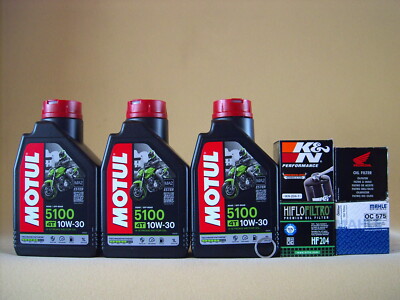 Motul 5100 10W30 Öl + Ölfilter HONDA CBR1000RR RA Fireblade SP1 SP2 SC77 ab 2017