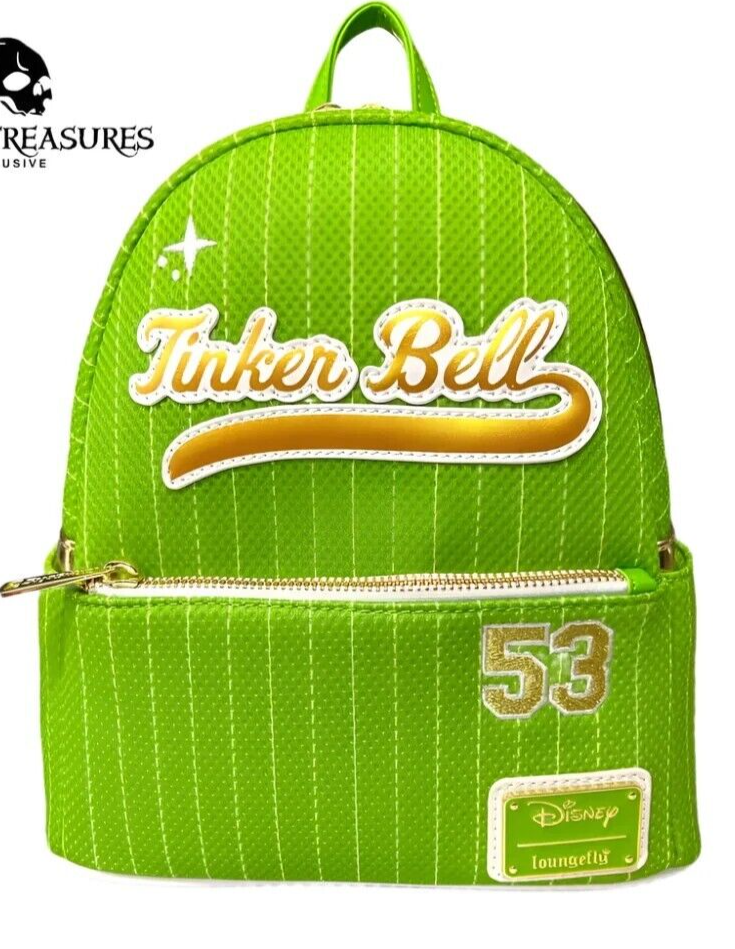 Disney Team Tinker Bell Jersey Loungefly Mini Backpack IN  display picture 1