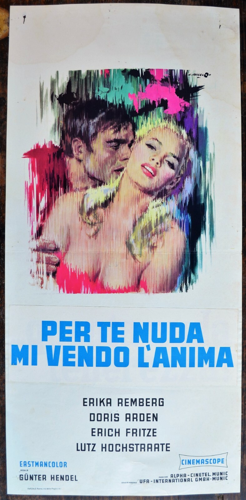 Locandina di Per te nuda mi vendo l'anima (1968)