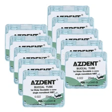 Dental Orthodontic Buccal Tube 1st Molar MBT022 Monoblock Bondable Single AZDENT